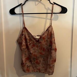 cherry lace crop top with bow
